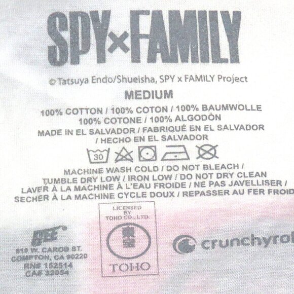 NWT Hot Topic Spy Family Character Grid T-Shirt Size M (C092) - Picture 6 of 6